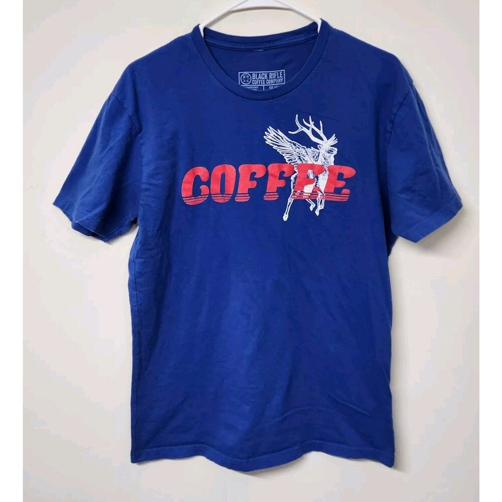 Black Rifle Coffee Company Short Sleeve T-shirt Adult Large Blue 1383